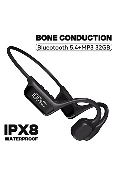 Choice4 أسود، سعة 32 جيجابايت، مزود بتقنية بلوتوث 5.4، سماعات رأس لاسلكية بتق...