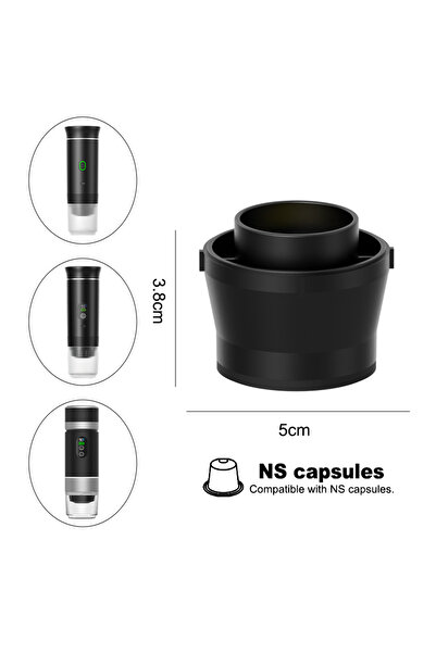 Choice3 NS Capsule Adapter DENOKIN 51mm Stainless Steel Coffee Filter Basket ...