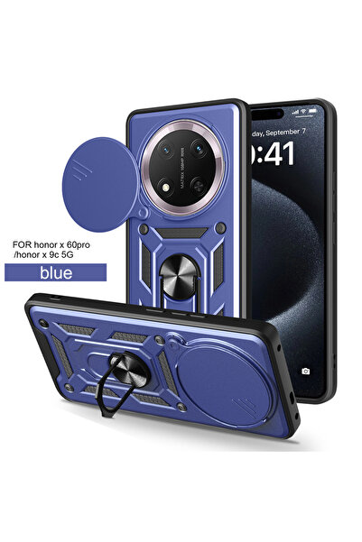 Choice3 غطاء حماية مقاوم للصدمات لكاميرا هاتف هونر ماجيك 7 لايت الأزرق (5G)