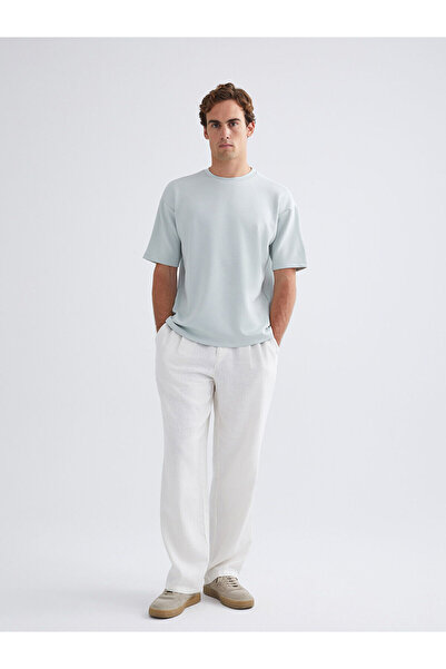 LC Waikiki Peak New Season Comfortable Fit Linen Blend Men's Trousers