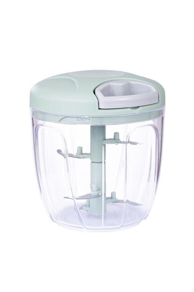 Choice4 900ml-Green 500/900ML Hand Chopper Manual Ginger Grinder Garlic Mud S...