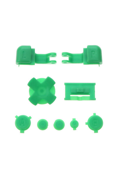 Choice3 Green YuXi Replacement Butt Set For Gameboy Advance SP for GBA SP Col...