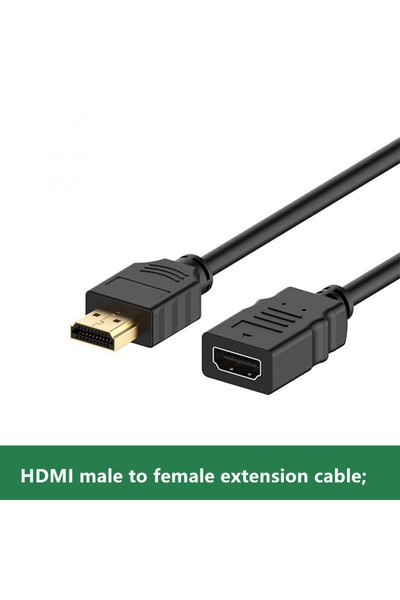 choice2 كابل تمديد HDMI متوافق مع 4K ثلاثي الأبعاد، متوفر بأطوال 1.5 متر، 3 أ...