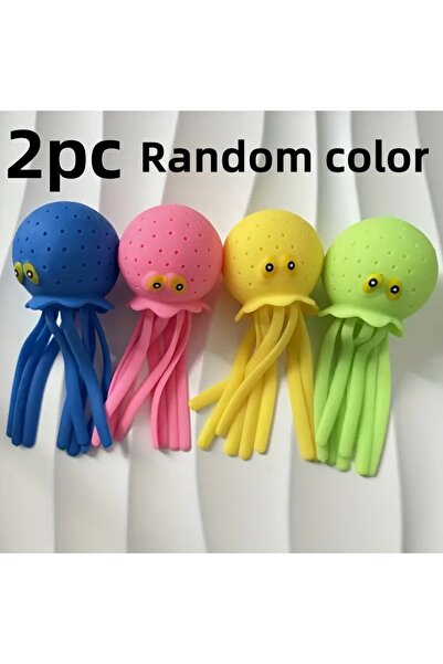 Choice1 قطعتان بلون عشوائي، أو 2/4 قطع من لعبة الأخطبوط المرحة التي تقذف الما...