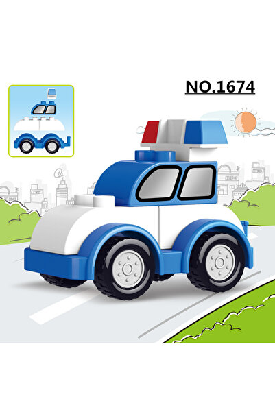 Choice4 رقم 1674: مكعبات بناء كبيرة الحجم، سيارة، مدينة إبداعية، بناء، رافعة ...