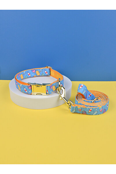 Choice8 S IceCreamCollarLeash Luxury Brand Summer Colorful Season Adjutable D...