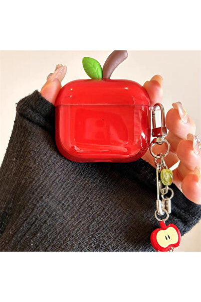 choice2 جراب سماعات أذن بتصميم فاكهة حمراء لطيفة لسماعات AirPods Pro و Pro2 و...