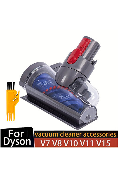 Choice رأس فرشاة صغيرة بمحرك، لون رمادي فاتح، قطعة واحدة، لأجهزة تنظيف دايسون...