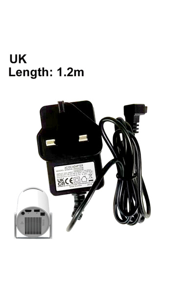 Choice3 سلك طاقة لجهاز عرض ديتونغ بطول 1.2 متر، محول طاقة 1 متر/3 أمتار، 36 ف...