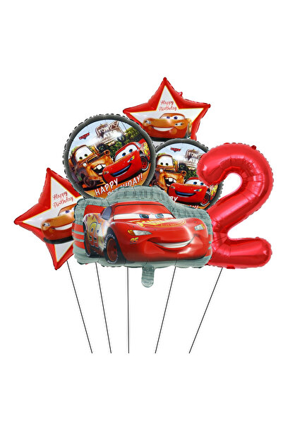 Choice مجموعة أخرى من بالونات فويل بتصميم سيارات لايتنينج ماكوين الكرتونية، م...