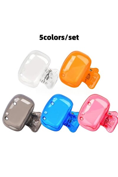 Choice1 5 قطع - 5 ألوان، 2-5 قطع أغطية رؤوس فرشاة أسنان للسفر، غطاء حماية لفر...