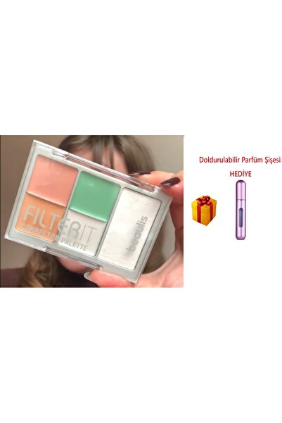 beaulis Filter İt Corrector Palette-Kapatıcı Paleti+Parfüm Şisesi Hediyeli