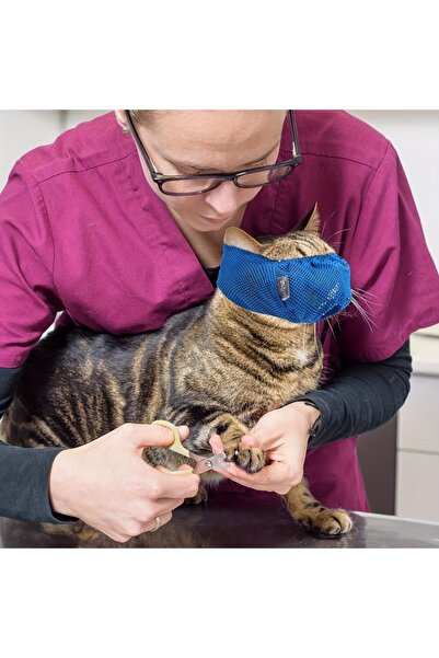 Choice3 كمامة قطط وردية قابلة للتعديل ومريحة، مصنوعة من شبكة قابل للتنفس ، قن...