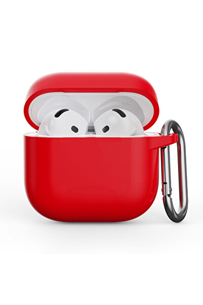 Choice9 حافظات سماعات أذن سيليكون حمراء لسماعات AirPods 4، حافظة لسماعات AirP...