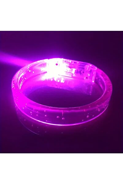 Choice 1pcs Purple 1pcs LED Flashing Bubble Bracelet - Glow in The Dark Party...