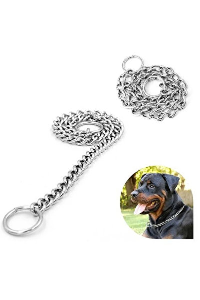Choice 4mm by 65cm Dog Pet Training Choker Choke Chain Collar Guardian Gear A...
