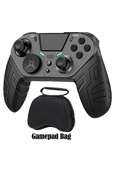 Choice1 Black with Bag Controller For PS4 PS3 PS Playstation 4 3 PC Control W...