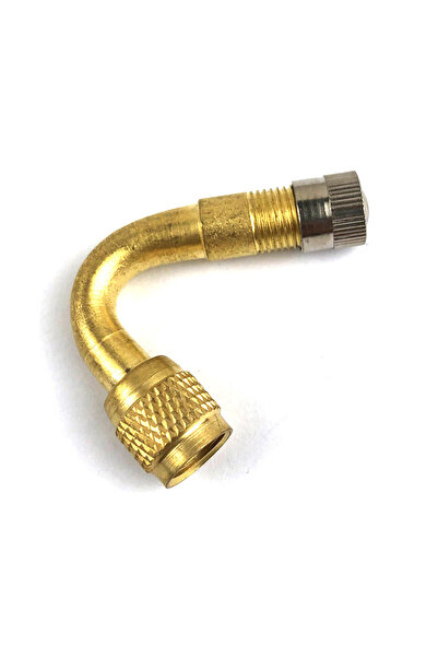 Choice Gold 45 degrees 45/90/135 Degree Angle Brass Auto Air Tyre Valve Exten...