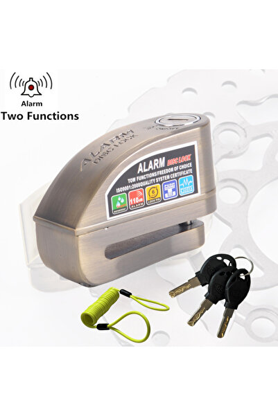 choice2 8307 Falante Motorcycle Disc Brake Alarm Lk difunctional Bicycle Moto...