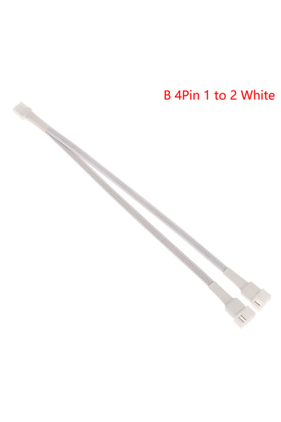 Choice1 B 4 Pin 1 To 1/2/3/4 Motherboard CPU Fan Computer Case Fan Extension ...