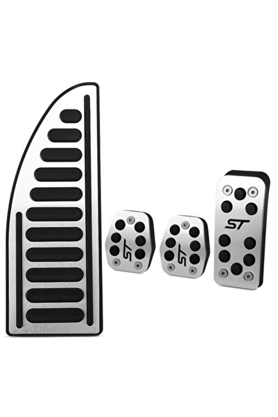 Choice4 أغطية دواسات السيارة من الفولاذ المقاوم للصدأ باللون الأسود ST MT و R...