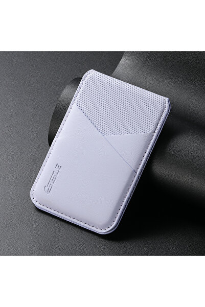 Choice1 Purple Luxury Business Leather Wallet Card Holder Bag For iPhone & Ma...