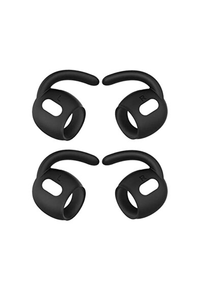 Choice1 Black 2Pairs 4 Pairs Soft Silicone Anti-Slip Covers for AirPods Pro, ...