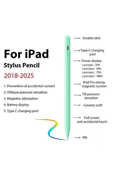 Choice1 قلم لمس عالمي أخضر لأجهزة أندرويد/آي أو إس/ويندوز اللوحية - قلم شاشة ...