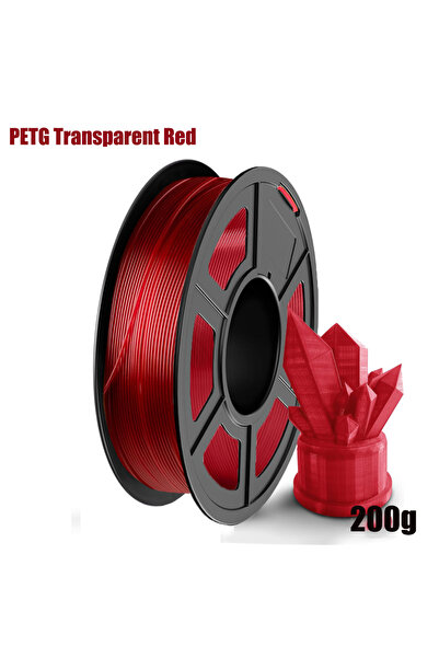 Choice11 Red 200g PETG Filament 1.75mm , 3D Printer Filament PETG Transparent...