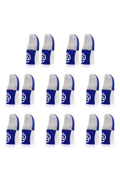 Choice13 ALLOYSEED 8Pairs blue 1-20Pairs Mobile Finger Sleeve Breathable Thum...