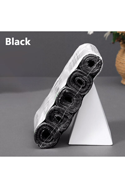 Choice8 60 كيس حقيبة أسود للاستخدام مرة واحدة، ذو فوهة مسطحة، ملفوف في لفة، م...