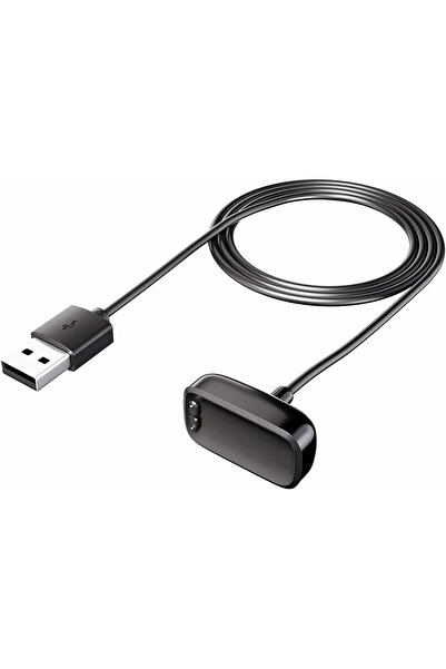 Choice كابل شحن USB أسود اللون لساعات Charge 6/ Charge 5/ Luxe الذكية ...