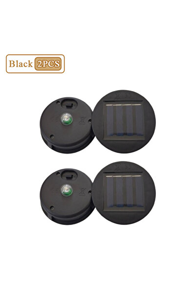 Choice1 Black-2PCS 1-8PCS Solar Lantern Replacement Parts Outdoor Hollow Proj...