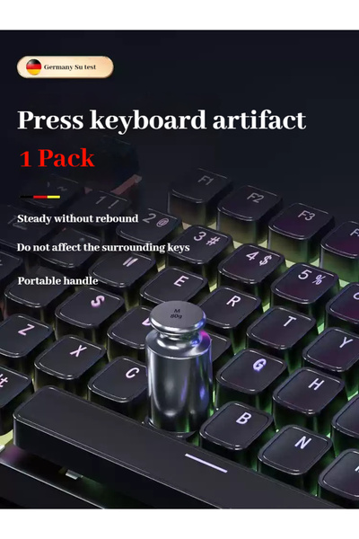 Choice بطاقة وزن لوحة مفاتيح Gamers Press، عبوة واحدة، جهاز ضغط تلقائي، مساعد...