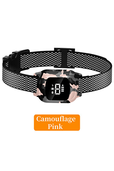 Choice 016-Camouflage Pink Camouflage Automatic Anti Barking Dog Collar, Bark...