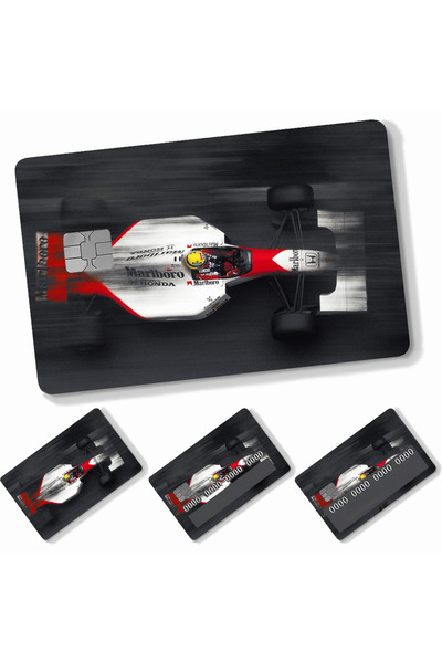 Choice5 z6 4 قطع 1 قطعة ملصقات بطاقات فورمولا 1 A-Ayrton S-Senna 4 قطع ملصقات...