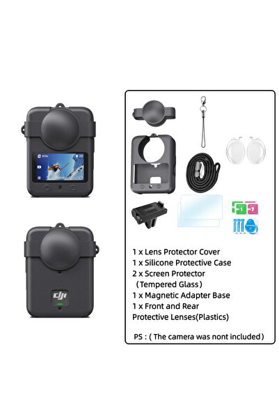 Choice4 مجموعة 15 ملحقًا لكاميرا DJI Osmo 360: واقي عدسة/غطاء حماية من السيلي...