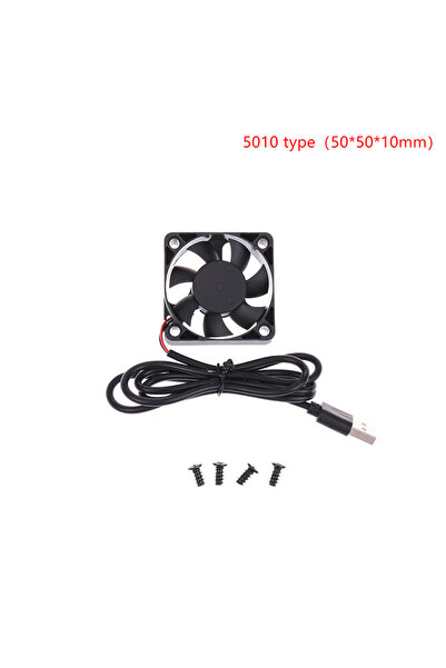 choice2 5015 type 5V Brushless Cooling Fan USB Router Fan Computer Case TV Bo...