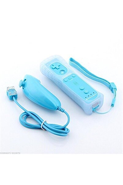 choice2 SKY BLUE STORM WYRM Controllers Compatible for wii and Wii U with Bui...