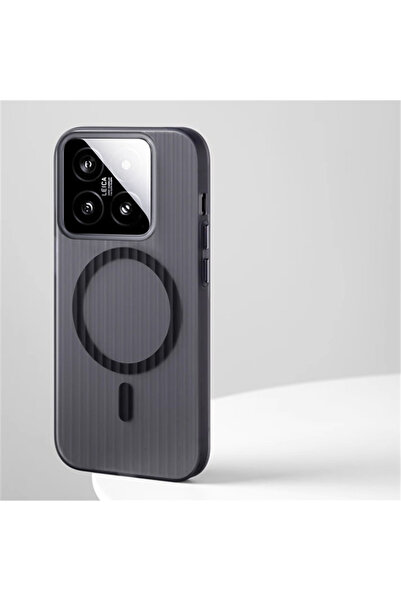 Choice5 غلاف هاتف شفاف غير لامع أسود غير لامع لهاتف شاومي 13T، متوافق مع Mags...