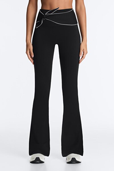 Oysho Comfortlux Flare High rise fiyonklu pantolon