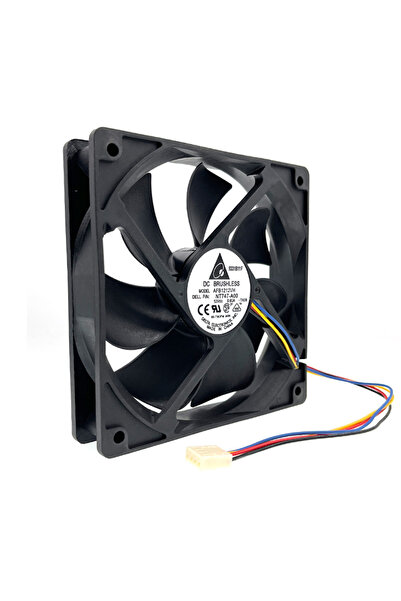 Choice 4WIRE DUAL BALL 120mm 12cm PWM Fan AFB1212VH-BL3V AFB1212VH 12025 12V ...