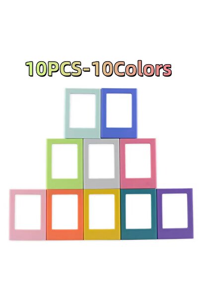 Choice 10PCS-10Colors 5/10/20pcs Magnetic Photo Frames for Fujifilm Instax Mi...