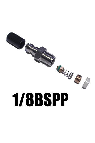 Choice5 Outer Male 1-8BSP HPA Air 8mm Quick Disconnect Male Female Adaptor 8m...