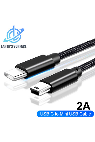 Choice كابل محول USB-C إلى Mini USB بطول 1.5 متر لشحن أجهزة MacBook Pro وMP3 ...