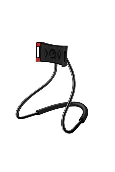 Choice1 حامل هاتف محمول أسود جديد قابل للطي للرقبة، مناسب لأجهزة آيفون، وحامل...