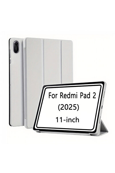 Choice4 جراب رمادي اللون لجهاز Redmi Pad 2، مزود بخاصية التشغيل التلقائي، غطا...