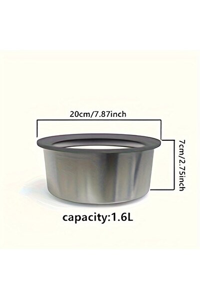 choice2 وعاء ماء للكلاب من الفولاذ المقاوم للصدأ سعة 1.6 لتر بتصميم قرص عائم،...