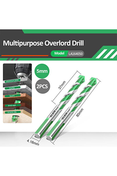 Choice5 5mm 2pcs LAOA Drill Bit Multifunctional Drill Bits 3-12MM Super Hard ...
