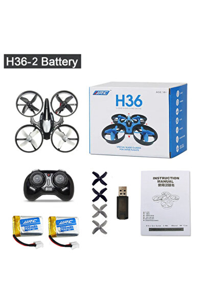 Choice1 Grey-2 Battery JJRC H36 Mini Drone 4ch 6-Axis Headless Mode Heliter 3...